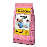 (Chat & Chat Kitten Rich in Chicken Dry Food 900 g)