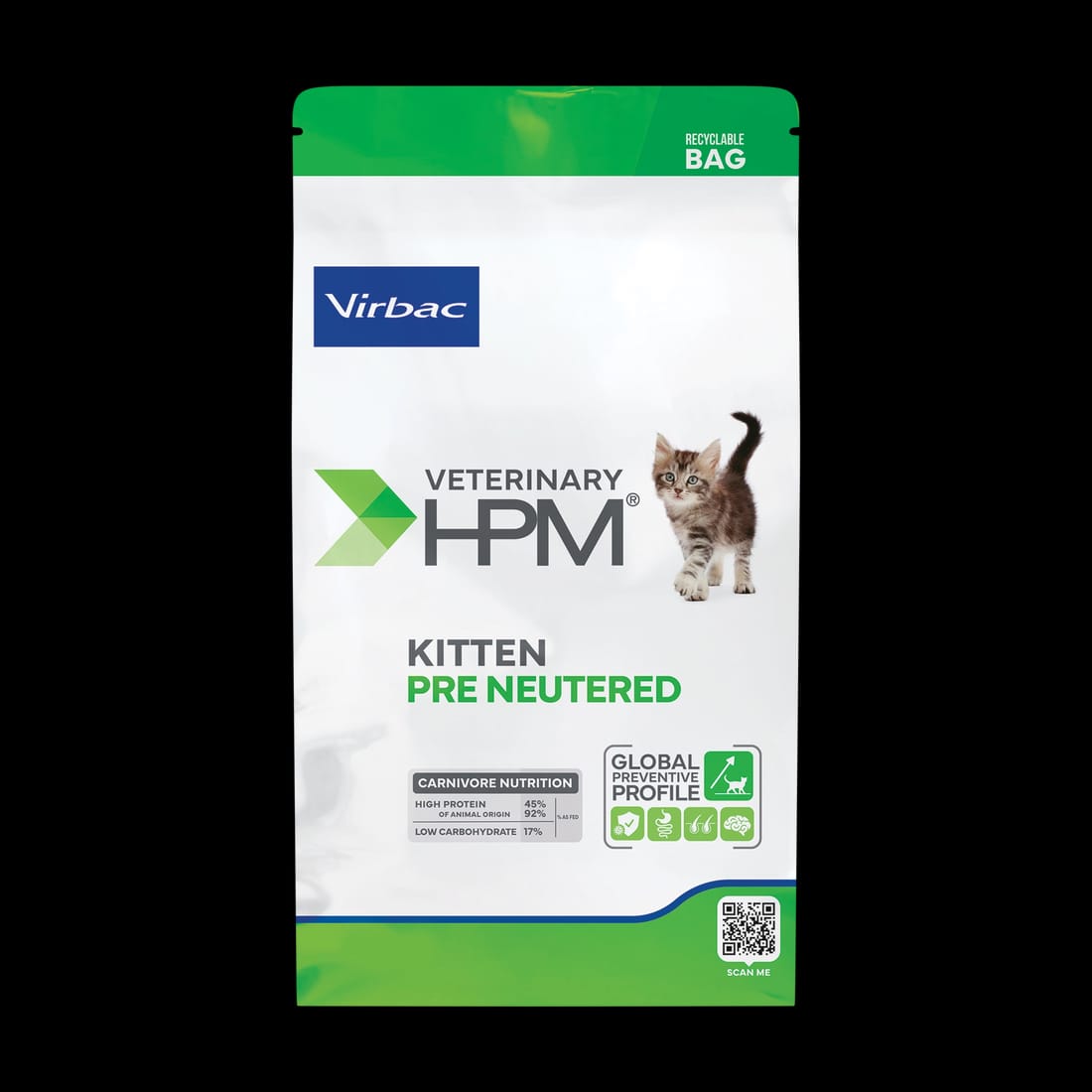 VIRBAC VETERINARY HPM Kitten Pre Neutered 400 gm